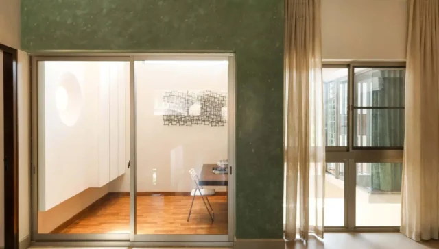 premium windows and doors in a room